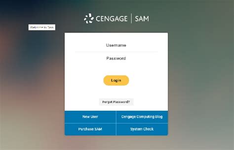 Find your assigned Cengage textbooks, eTextbooks and online learning platforms (like MindTap and WebAssign) here. . Cenage sam
